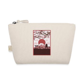 Vintage Cherry Blossom japanische Kunst Japan - Bio-Täschchen - Natur - Vorne