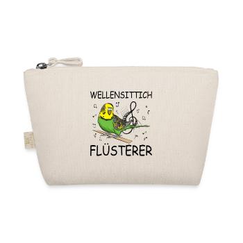 Wellensittich - Bio-Täschchen - Natur - Vorne
