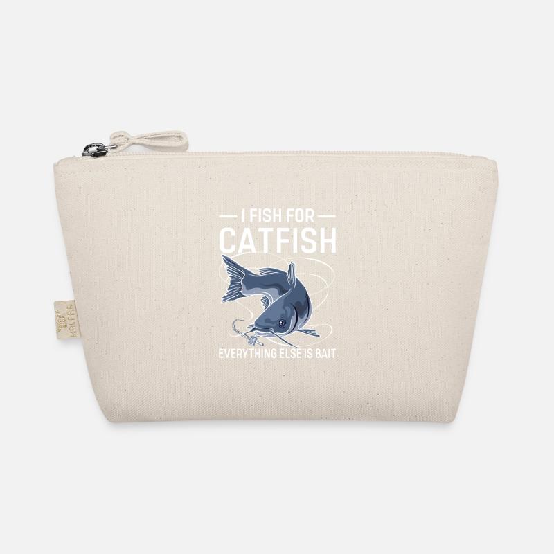Funny Fishing Quote I Fish For Catfish Organic Pouch