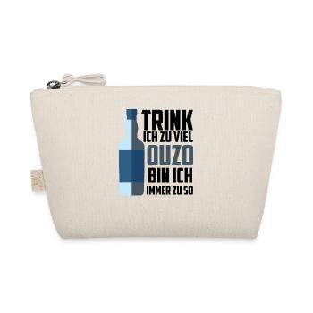 Trink ich zu viel Ouzo Bin ich Immer zu so - Bio-Täschchen - Natur - Vorne