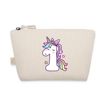 1er anniversaire Licorne 1 an bébé - Trousse biologique - nature - Devant