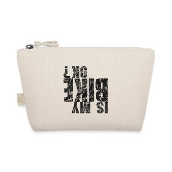 bike ok black - Organic Pouch - nature - Front