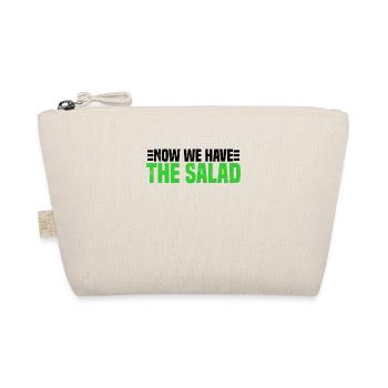 Now We Have The Salad Sprichwort Denglisch Spruch - Bio-Täschchen - Natur - Vorne