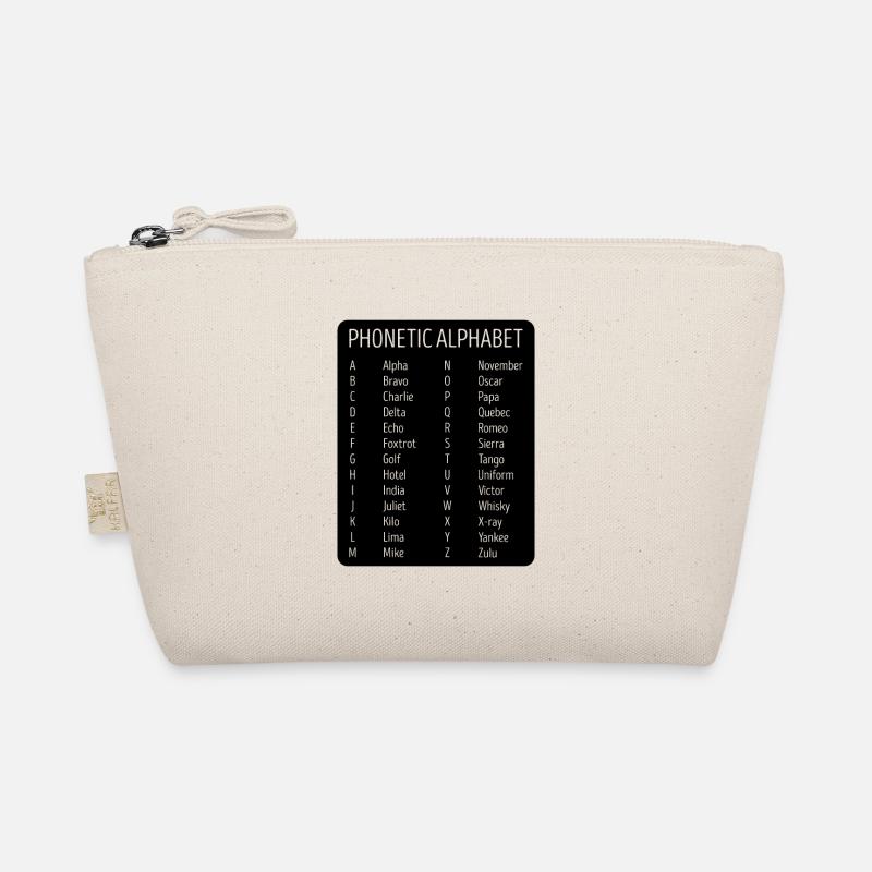 Airplane Pilot Air Traffic Controller Phonetic Organic Pouch