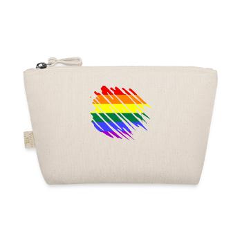 LGBT Regenbogenfahne - Bio-Täschchen - Natur - Vorne
