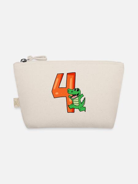 4th birthday - 4 years old - children's birthday party - Organic Pouch - nature