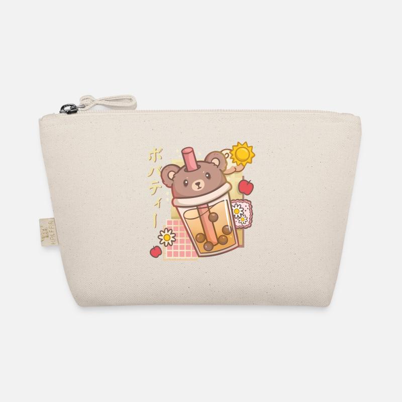 Bear Boba Tea Bubble Tea Anime Kawaii Bio-Täschchen