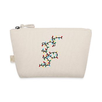 String lights Christmas - Organic Pouch - nature - Front