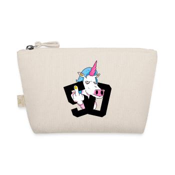 50TH BIRTHDAY UNICORN - Organic Pouch - nature - Front