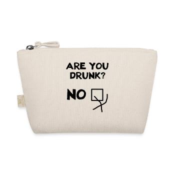 Funny party shirt for adults - Organic Pouch - nature - Front
