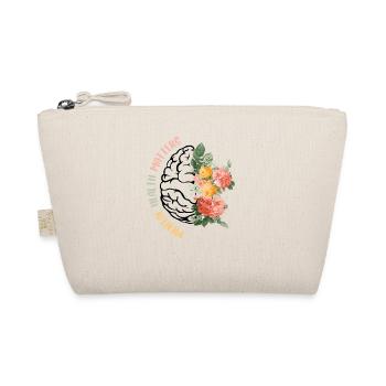 Mental Health Matters Floral Human Brain Health Aw - Bio-Täschchen - Natur - Vorne