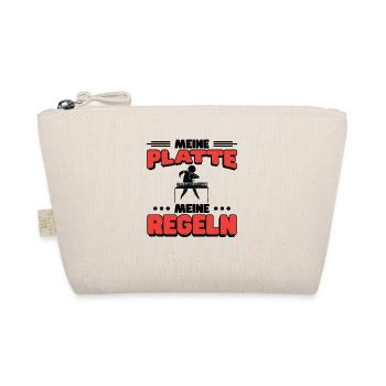 Ping Pong Tischtennis Tischtennisschläger Vintage - Bio-Täschchen - Natur - Vorne