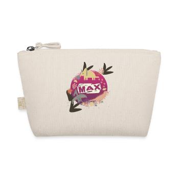 Max - Cooler Jungen Name mit coolen Dinosauriern - Bio-Täschchen - Natur - Vorne