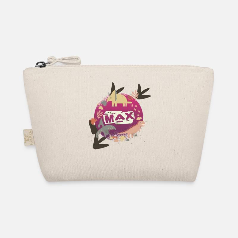 Max - Cool boy name with cool dinosaurs Organic Pouch