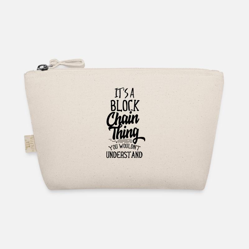 Blockchain Crypto Moon Krypro Cryptocurrency Organic Pouch