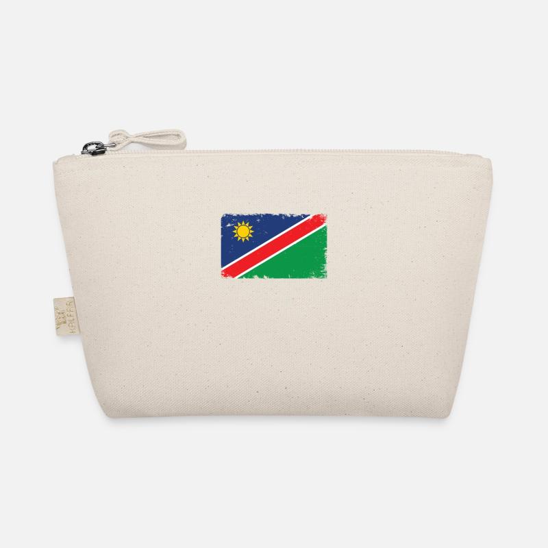 Namibia Herzschlag Flagge Vintage Namibia Bio-Täschchen