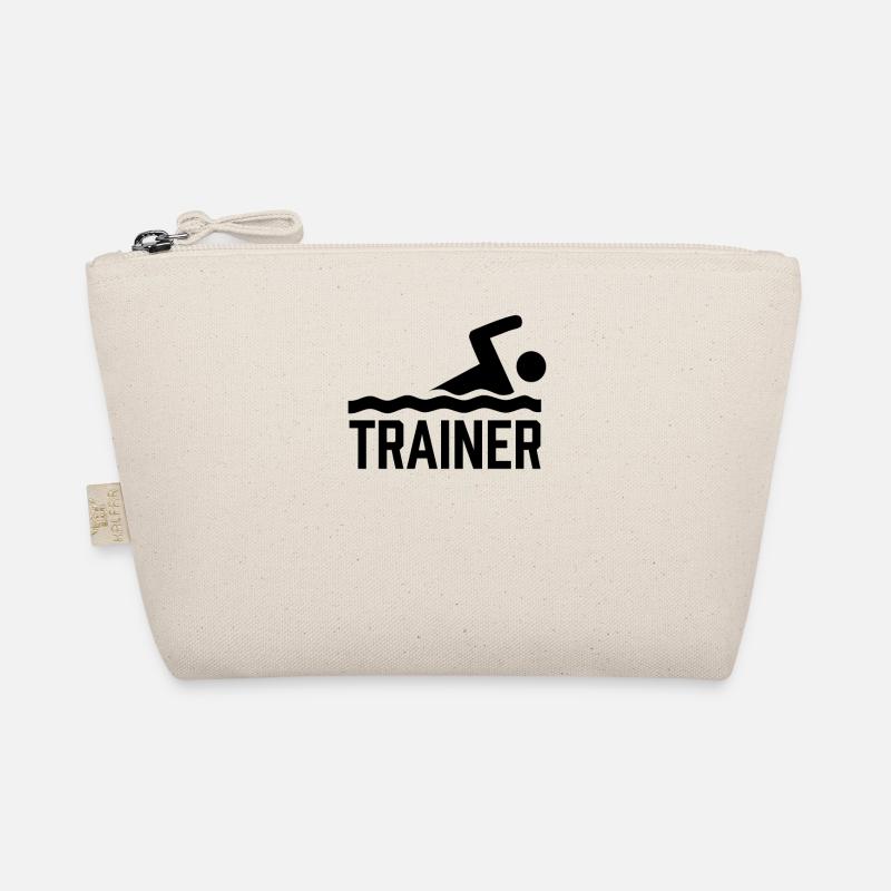 Schwimmtrainer Beruf Schwimmkurs Schwimmlehrer - Bio-Täschchen - Natur