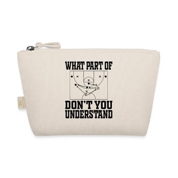 Basketball Coach Tactics Streetball Gift - Organic Pouch - nature - Front