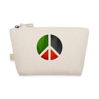 Palestine Peace Fun Gift - Organic Pouch - nature - Front