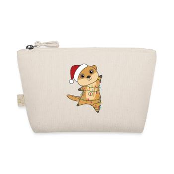 Suricates Noël neige hiver animaux - Trousse biologique - nature - Devant