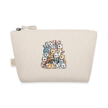 Drôle de chats Pile I Cat Friends Cadeau - Trousse biologique - nature - Devant