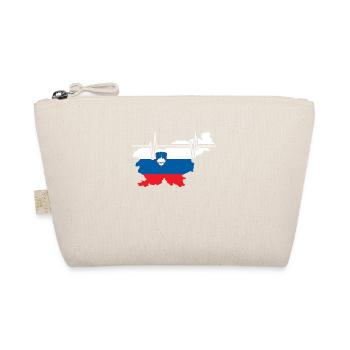 Slovénie Herzschlag Flagge Vintage Slovénie - Trousse biologique - nature - Devant