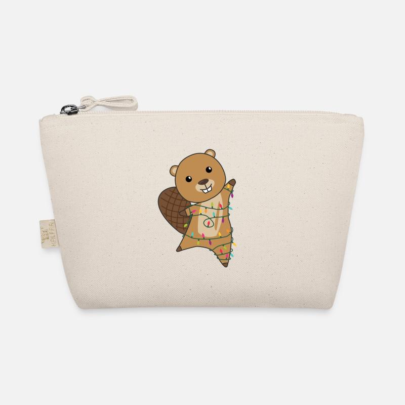 Castor joyeux Noël hiver animaux castor Trousse biologique