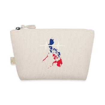 Philippines Heartbeat Flag Vintage Philippines - Trousse biologique - nature - Devant
