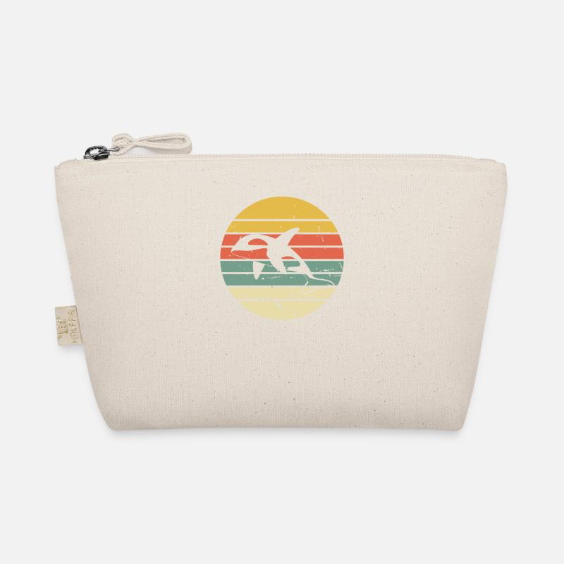 Retro Orca Killer Whale Killer Whale Organic Pouch