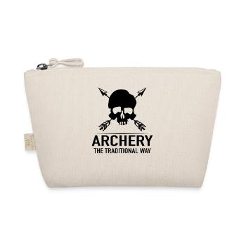 Bow Bow Archery The Traditional Way - Organic Pouch - nature - Front
