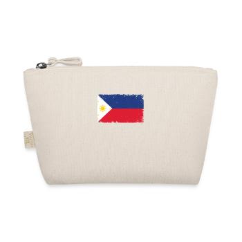 Philippines Heartbeat Flag Vintage Philippines - Organic Pouch - nature - Front