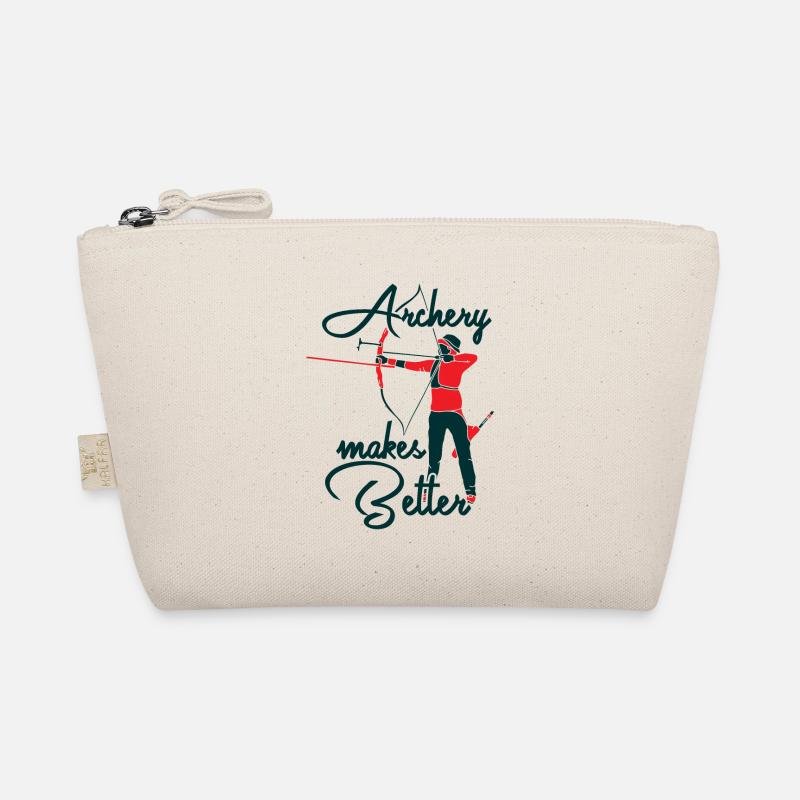 Pfeil und Bogen Bogenschießen Sport Bogenschütze S Bio-Täschchen
