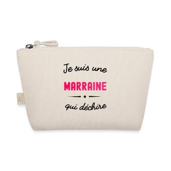 je suis une marraine qui déchire famille - Trousse biologique - nature - Devant