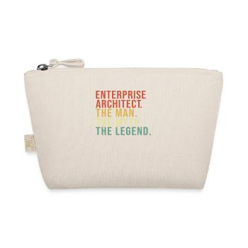 Enterprise Architect Man Myth Legend Enterprise - Bio-Täschchen - Natur - Vorne