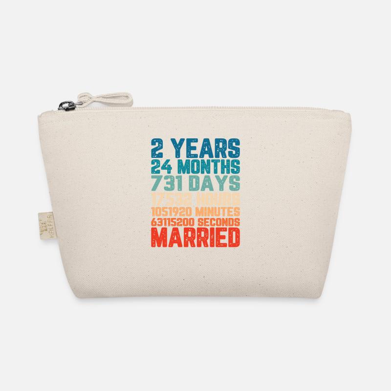 2 ans marié Mariage Mariage Dire Cadeau Trousse biologique