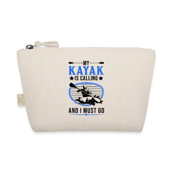 My kayak is calling Kajak Kajakfahrer - Bio-Täschchen - Natur - Vorne
