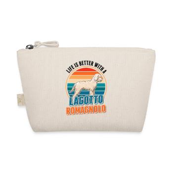 Life is better with a Lagotto Romagnolo Wasserhund - Bio-Täschchen - Natur - Vorne