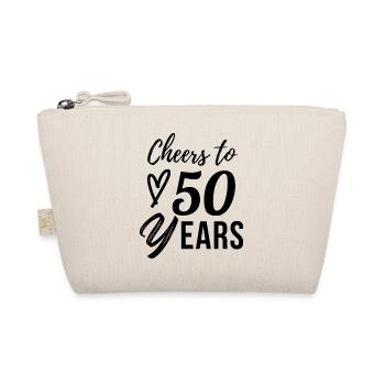 50th birthday - Organic Pouch - nature - Front