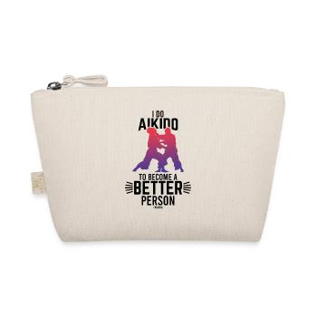 Aikido Martial Arts Dojo Japanese - Organic Pouch - nature - Front