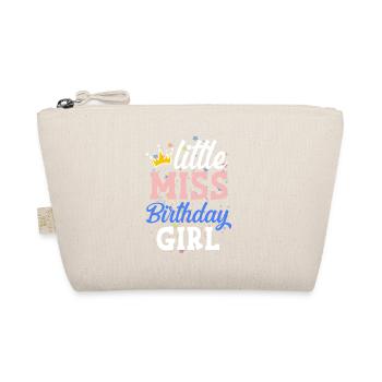 Geburtstagskind Mädchen petite Miss Birthday Girl - Trousse biologique - nature - Devant