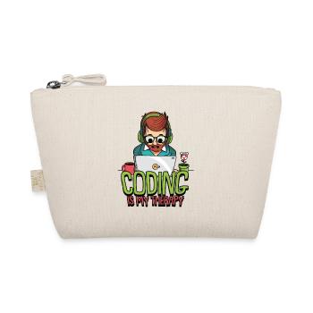 Hacking Programmer Hacker Code Coding Cadeau - Trousse biologique - nature - Devant
