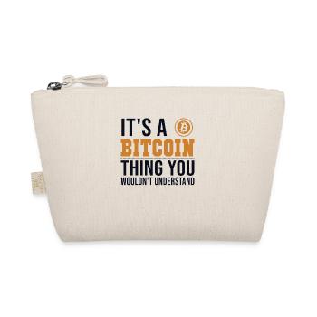 It's a Bitcoin Thing Crypto Blockchain - Trousse biologique - nature - Devant