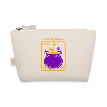 Halloween Cauldron Witchcraft Tarot Card - Organic Pouch - nature - Front