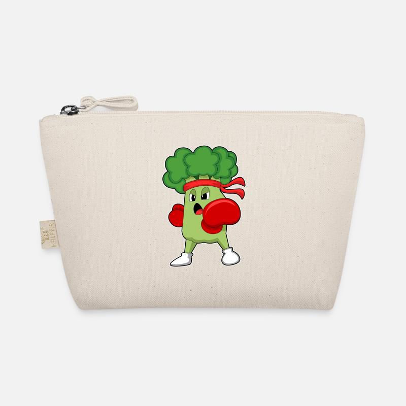 Broccoli when boxing with boxing gloves Organic Pouch
