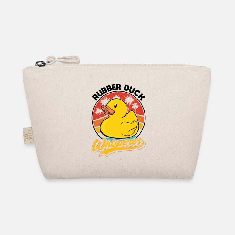 Rubber Duck Whisperer Gummiente Quietscheente Bio-Täschchen
