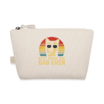 Best Shiba Inu Dog Dad Ever Puppy House - Organic Pouch - nature - Front