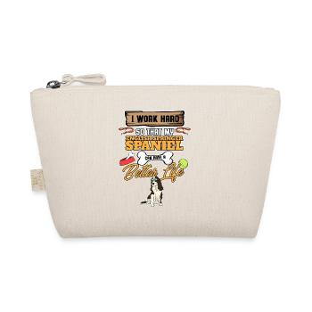 Funny Deutsch Springer Spaniel Lover I Dog Lover I - Organic Pouch - nature - Front