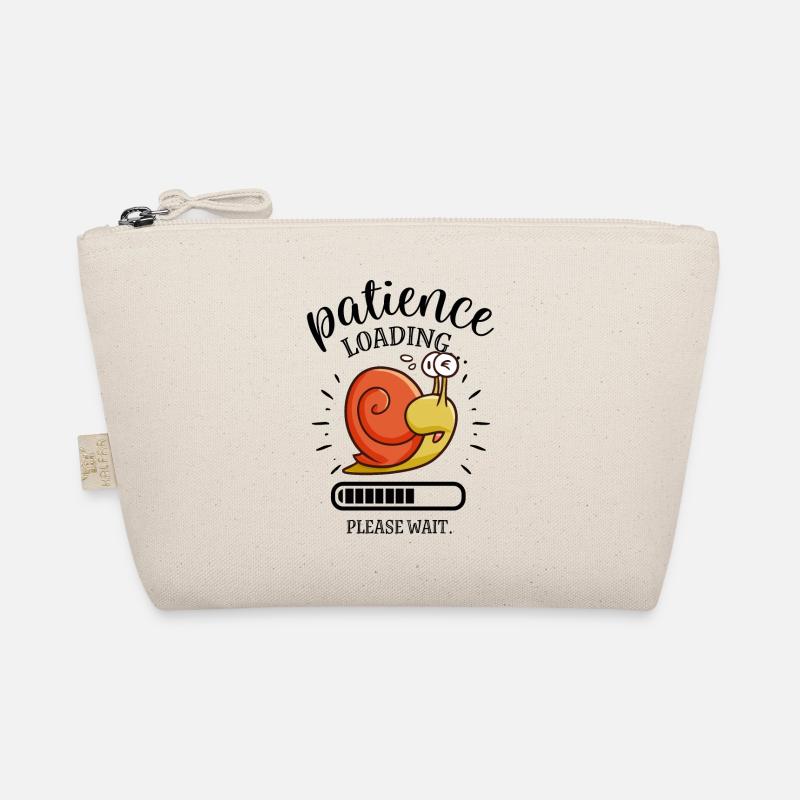 Patience Snail Loading Image Organic Pouch