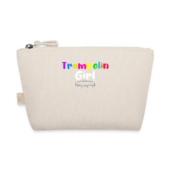 Trampoline Girls Kids Jumping Fitness Jumping - Organic Pouch - nature - Front