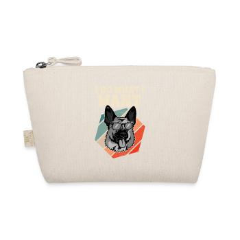 I Do What I Want German Shepherd I Retro German - Bio-Täschchen - Natur - Vorne
